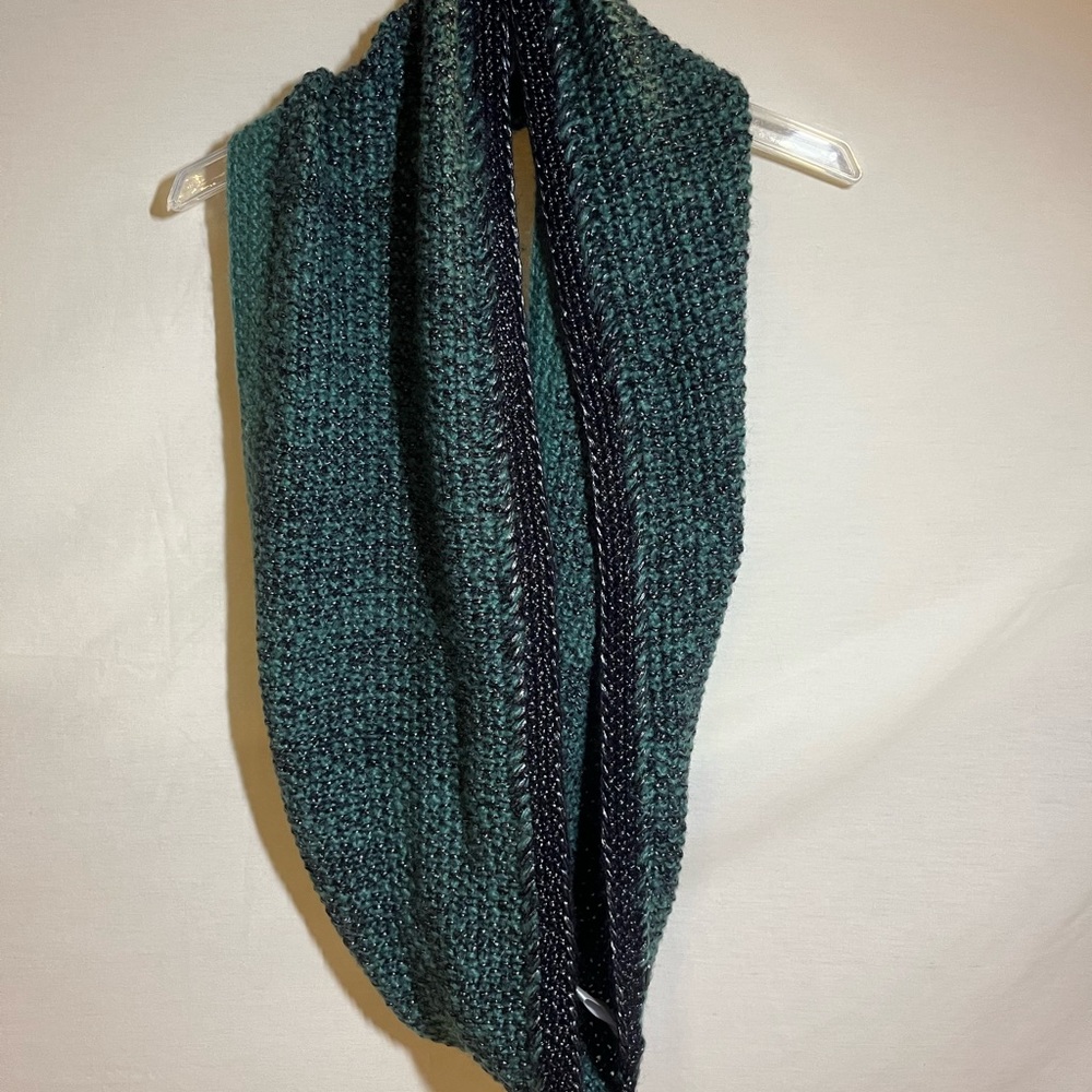 Scarf infinity style by Pistil in teal green, cozy